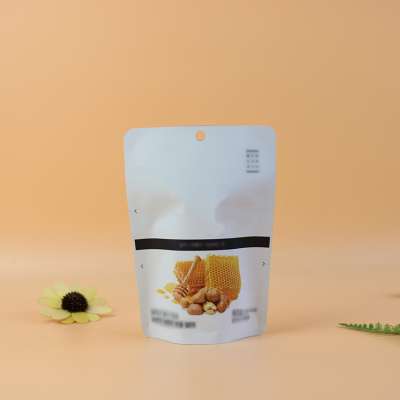 Eco-friendly stand up pouch custom print for snack packaging