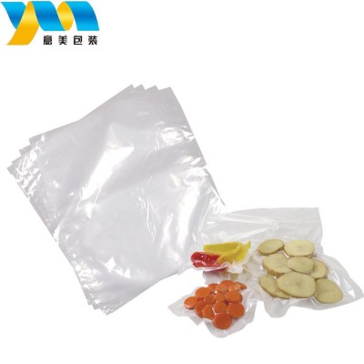 OEM food grade resealable vacuum bags for vegetables packaging