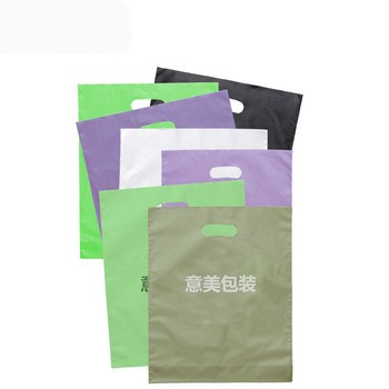 Wholesale eco friendly cheap plastic shopping bag with custom printed color