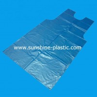 Customized Disposable HDPE Vest type Blue Plastic Apron