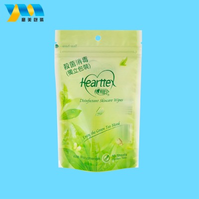 High quality biodegradable stand up laundry detergent liquid packaging plastic bag