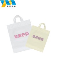 Factory supply eco friendly biodegradable plastic bag shopping with flexiloop handle